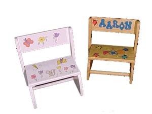 hand painted personalized step stools